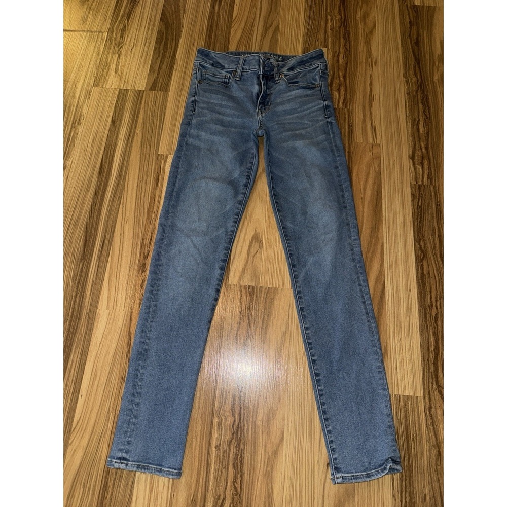 American Eagle Next Level Stretch Skinny‎ jeans Women's Sz 2 Next Level Stretch